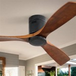 Flush Mount Ceiling Fan 52